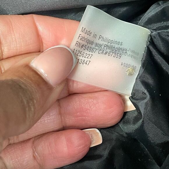 Victoria’s Secret Shine Tote Black Rhinestone Logo Oversized Glam Bag NWT - Picture 13 of 15